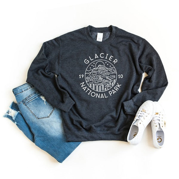 Glacier National Park Graphic Sweatshirt