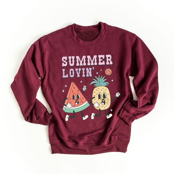 Summer Lovin&#39; Fruit Graphic Sweatshirt