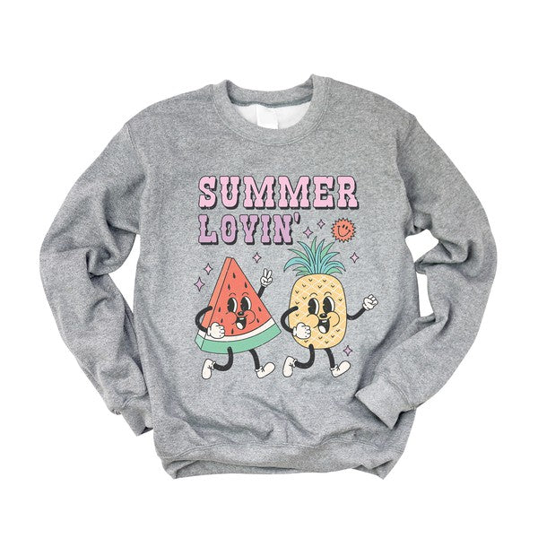 Summer Lovin&#39; Fruit Graphic Sweatshirt